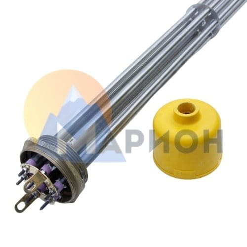 Блок ТЭН-15,0кВт, 220В (600мм.) G2" нерж/латунь (трубка + колпак) HTH