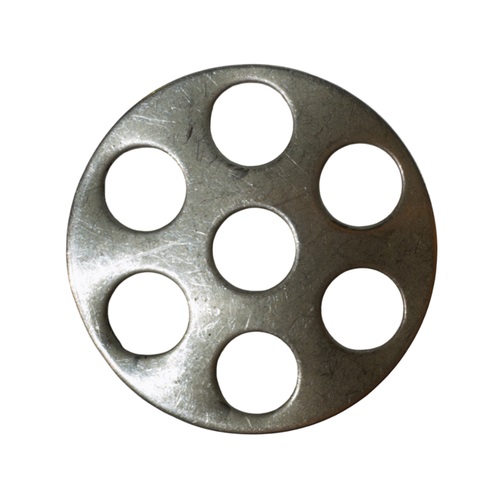 Планка круглая 40мм, 7 отверстий по 9мм